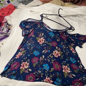 Beautiful blue strapy top